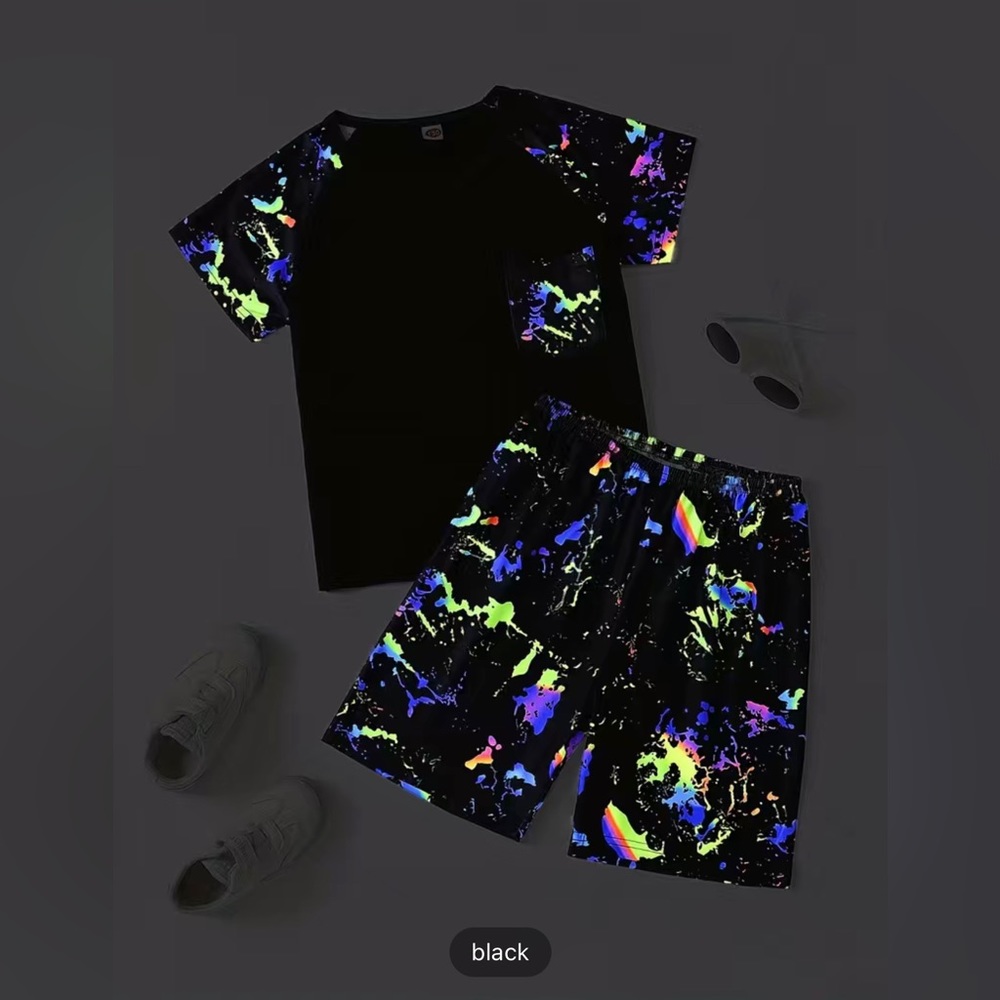 🔥New 2pc boys set size 9-10 Y🔥